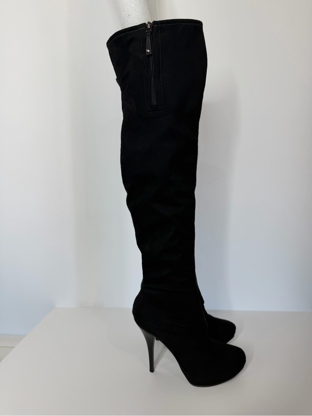 Guess Black Over-the-Knee Stiletto Boots